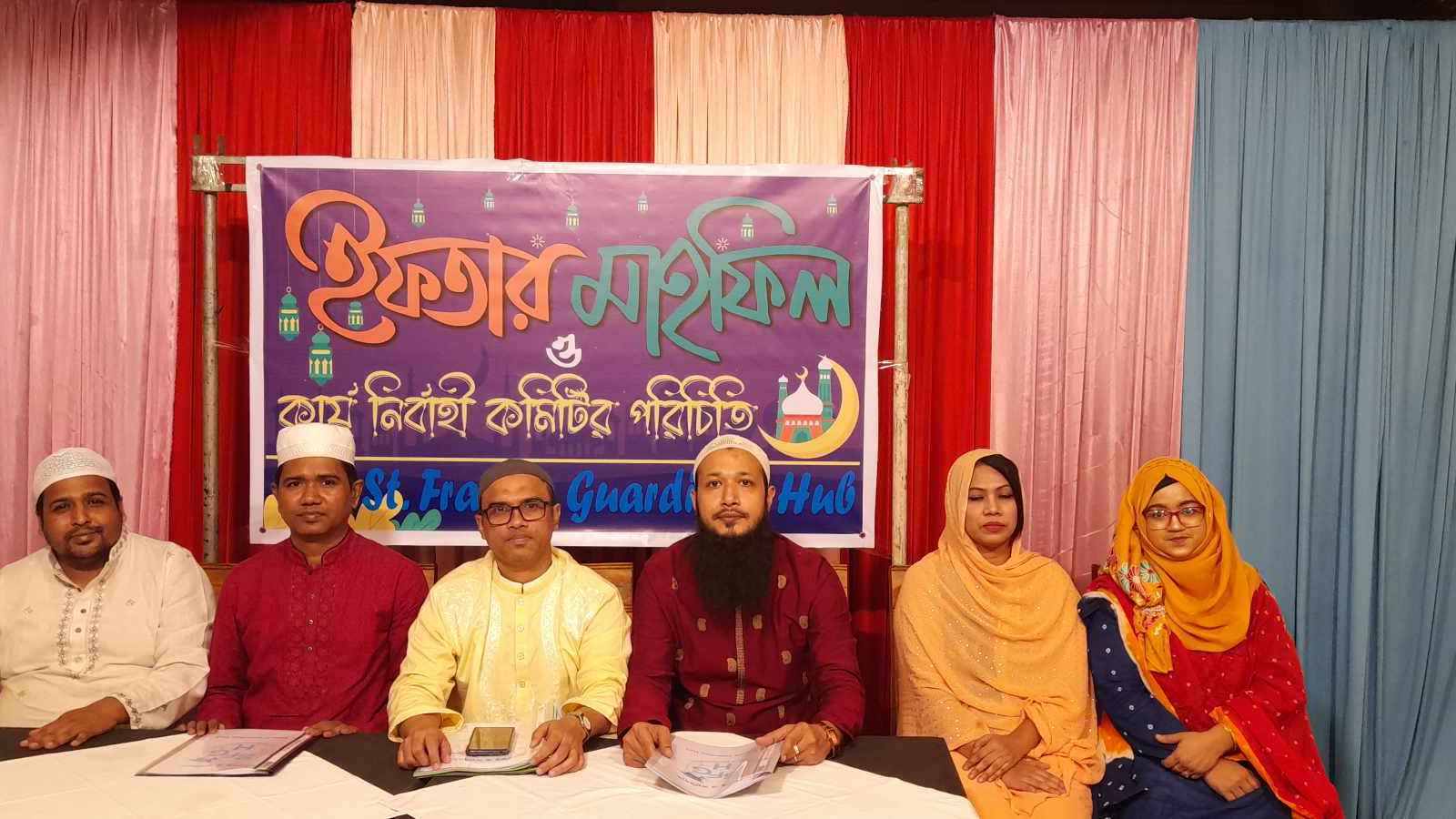 সেন্ট ফ্রান্সিস জেভিয়ার্স গার্ডিয়ান্স হাবের সভাপতি জুয়েল, সম্পাদক এমেল হক